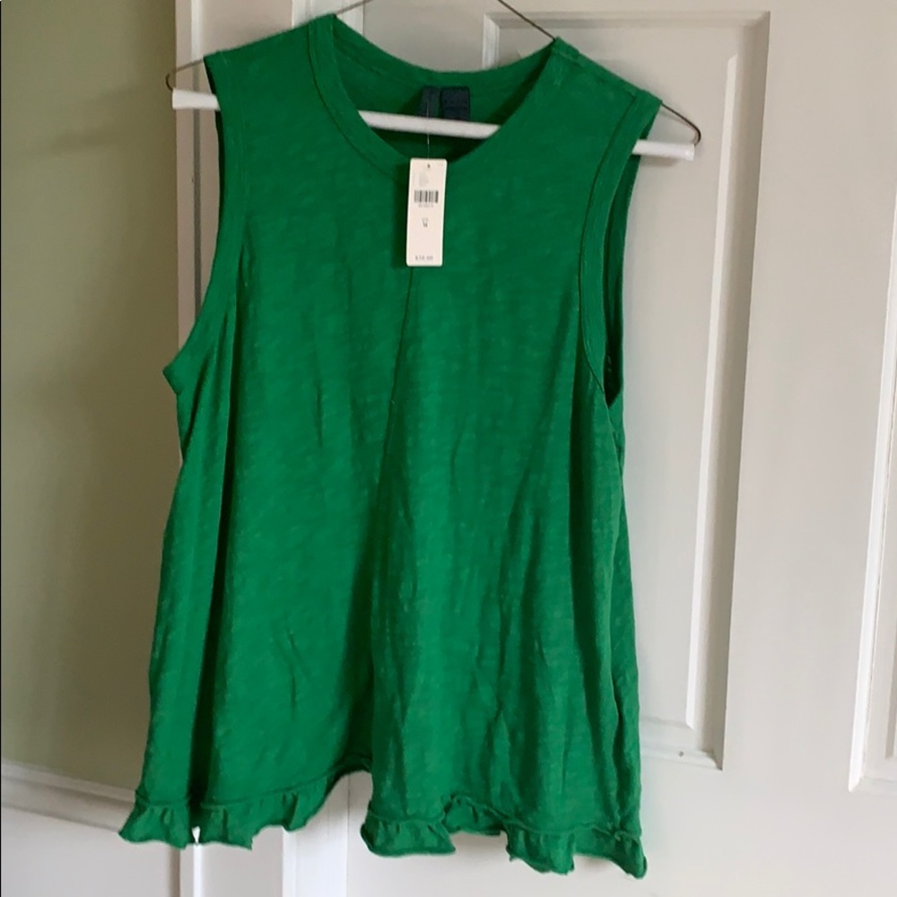 Green Tank Top from Anthropologie.